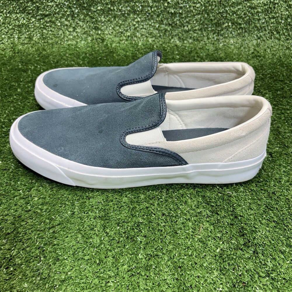 Converse One Star CC Slip On Suede Green/White Sneakers Shoes Sz 11 Mens 166843C